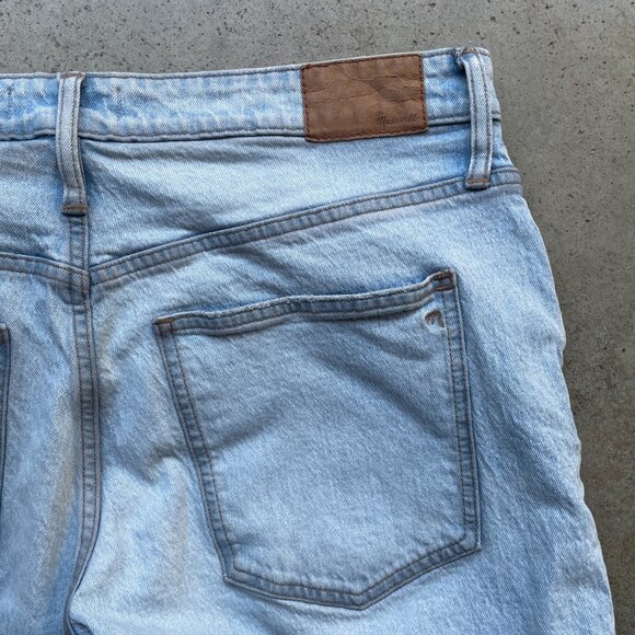 Madewell The Curvy Perfect Vintage Wide-Leg Jean Size 32P Light Blue - Picture 4 of 8